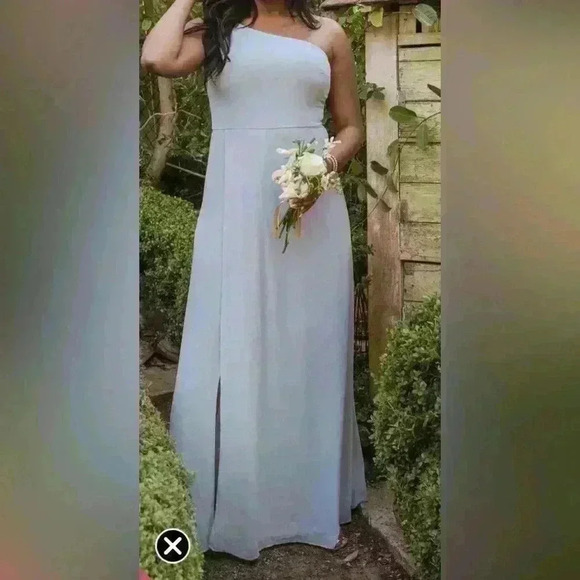 Show Me Your MuMu Dresses & Skirts - Show Me Your Mumu Shannon New NWOT Light Blue One Shoulder Dress Size XXS